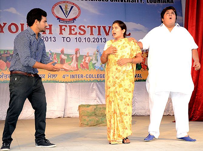 Theatre event in youth festival 2013